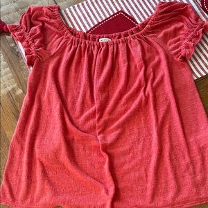 Max Studio women’s L Ruffled Top